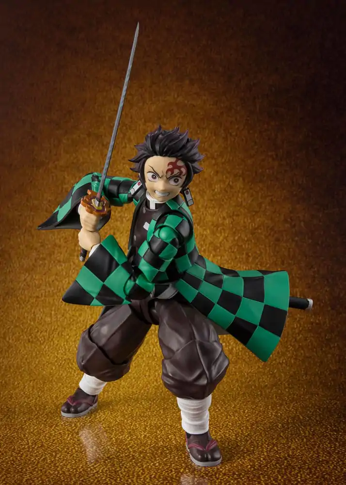 Demon Slayer: Kimetsu no Yaiba S.H.Figuarts Figurina de actiune Tanjiro Kamado The Final Battle in the Infinity Castle 14 cm poza produsului