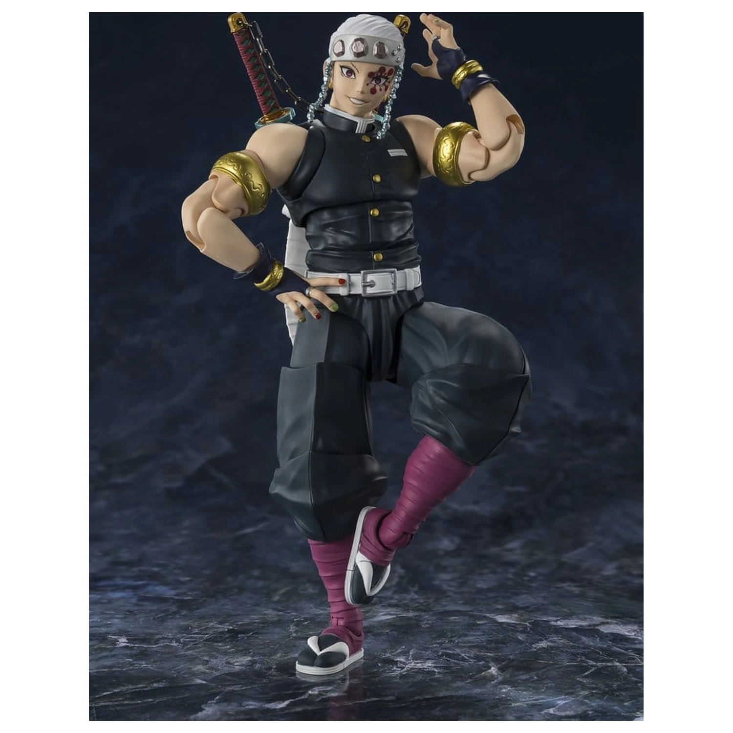 Demon Slayer: Kimetsu no Yaiba S.H.Figuarts Figurina de actiune Uzui Tengen 17 cm poza produsului