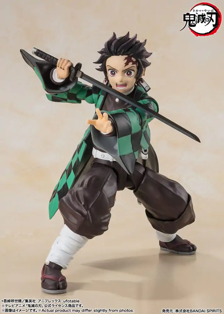 Demon Slayer: Kimetsu no Yaiba S.H. Figuarts figurină de acțiune Tanjiro Kamado 14 cm poza produsului