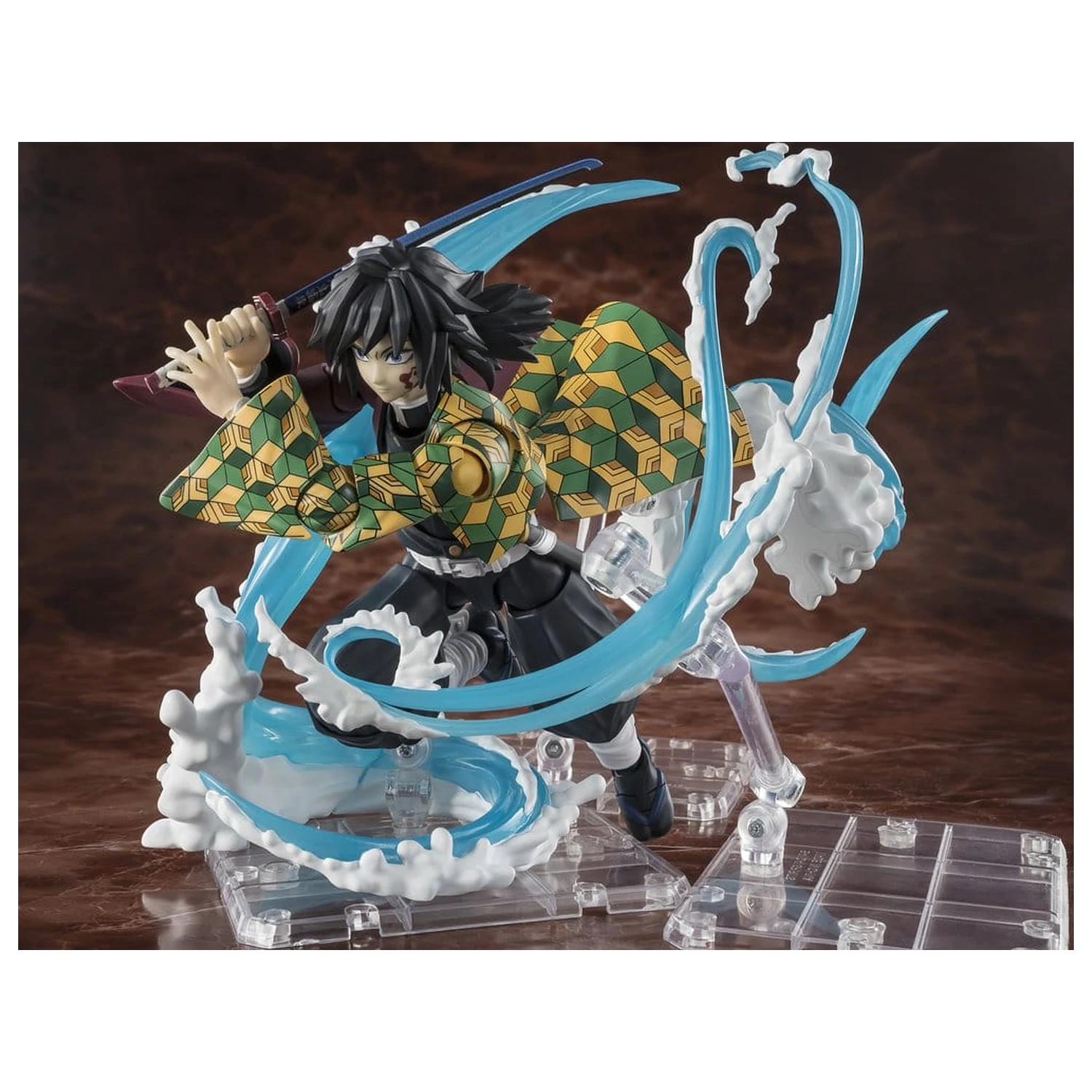 Demon Slayer: Kimetsu no Yaiba S.H. Figuarts Set Accesorii Tanjiro Kamado & Giyu Tomioka Water Breathing Set de piese optionale poza produsului