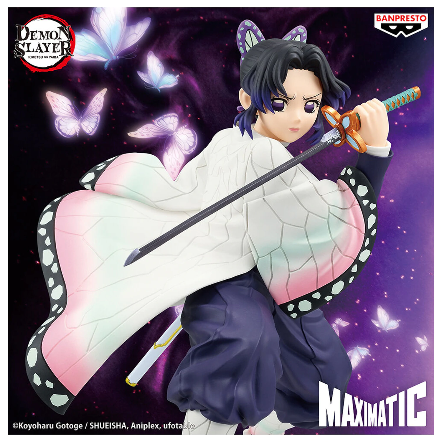 Demon Slayer Kimetsu no Yaiba Shinobu Kocho Figurina Maximatic 18cm poza produsului