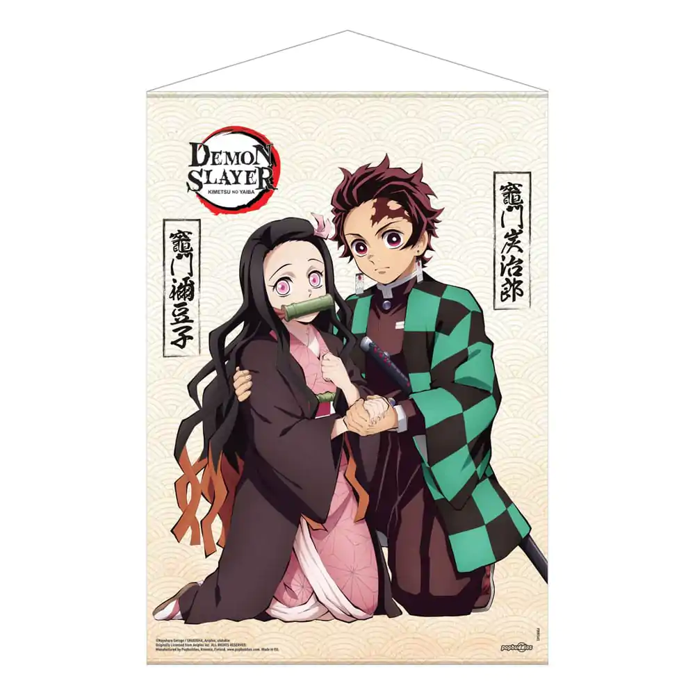 Demon Slayer: Kimetsu no Yaiba Wallscroll Tanjiro & Nezuko Kamado 50 x 70 cm poza produsului