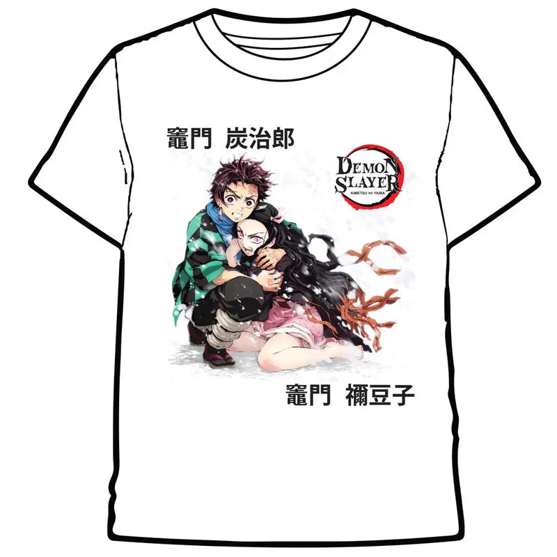 Demon Slayer Kimetsu No Yaiba Tanjiro and Nezuko tricou poza produsului