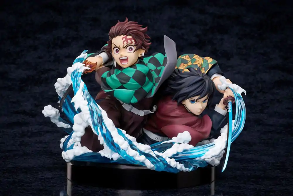 Demon Slayer: Kimetsu no Yaiba Statuie PVC Tanjiro & Giyuu 13 cm poza produsului