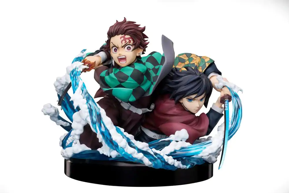 Demon Slayer: Kimetsu no Yaiba Statuie PVC Tanjiro & Giyuu 13 cm poza produsului