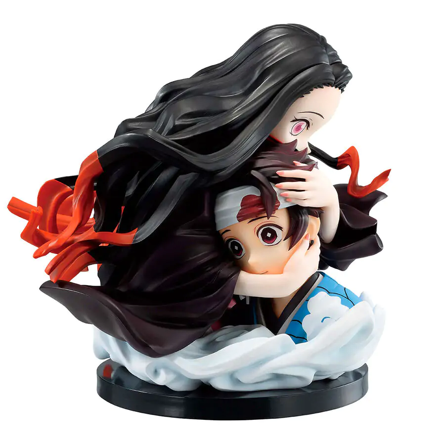 Demon Slayer Kimetsu no Yaiba Tanjiro Kamado & Nezuko Kamado Locus Ichibansho figurină 15cm poza produsului