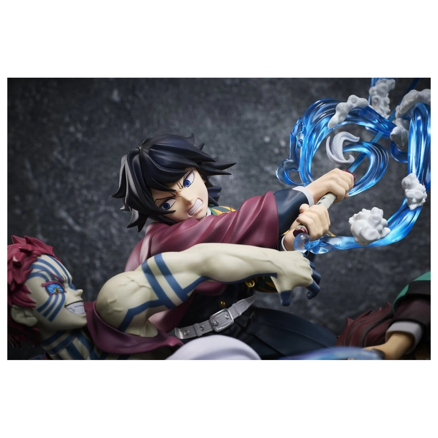 Demon Slayer: Kimetsu no Yaiba figurina PVC Tanjiro Kamado & Giyu Tomioka & Akaza 13 cm poza produsului