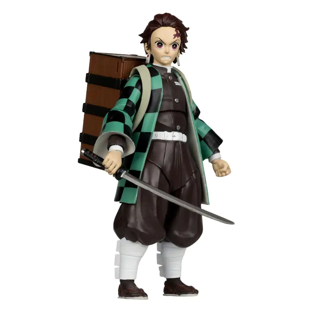 Demon Slayer: Kimetsu no Yaiba figurină de acțiune Tanjiro Kamado (cu Cutie Nezuko) (Sezonul 3) 18 cm poza produsului