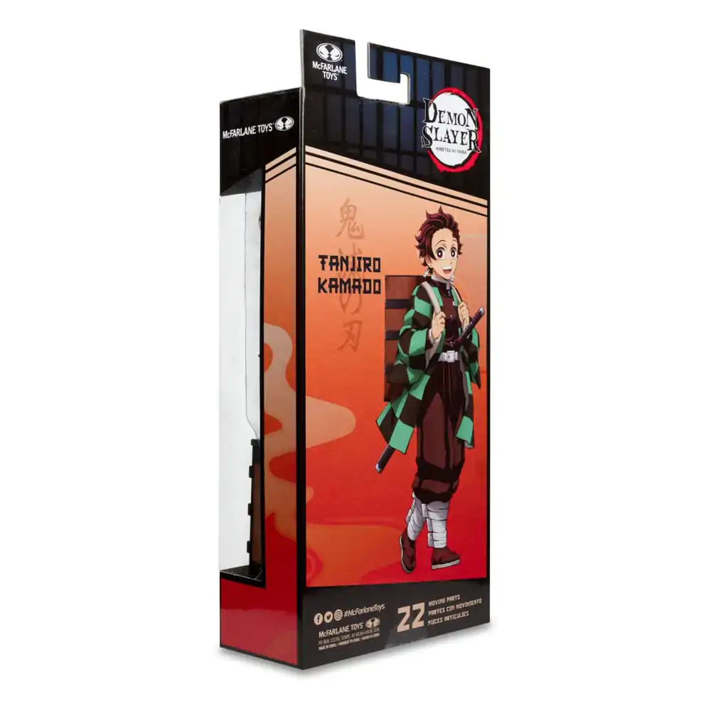 Demon Slayer: Kimetsu no Yaiba figurină de acțiune Tanjiro Kamado (cu Cutie Nezuko) (Sezonul 3) 18 cm poza produsului
