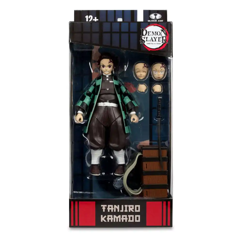 Demon Slayer: Kimetsu no Yaiba figurină de acțiune Tanjiro Kamado (cu Cutie Nezuko) (Sezonul 3) 18 cm poza produsului