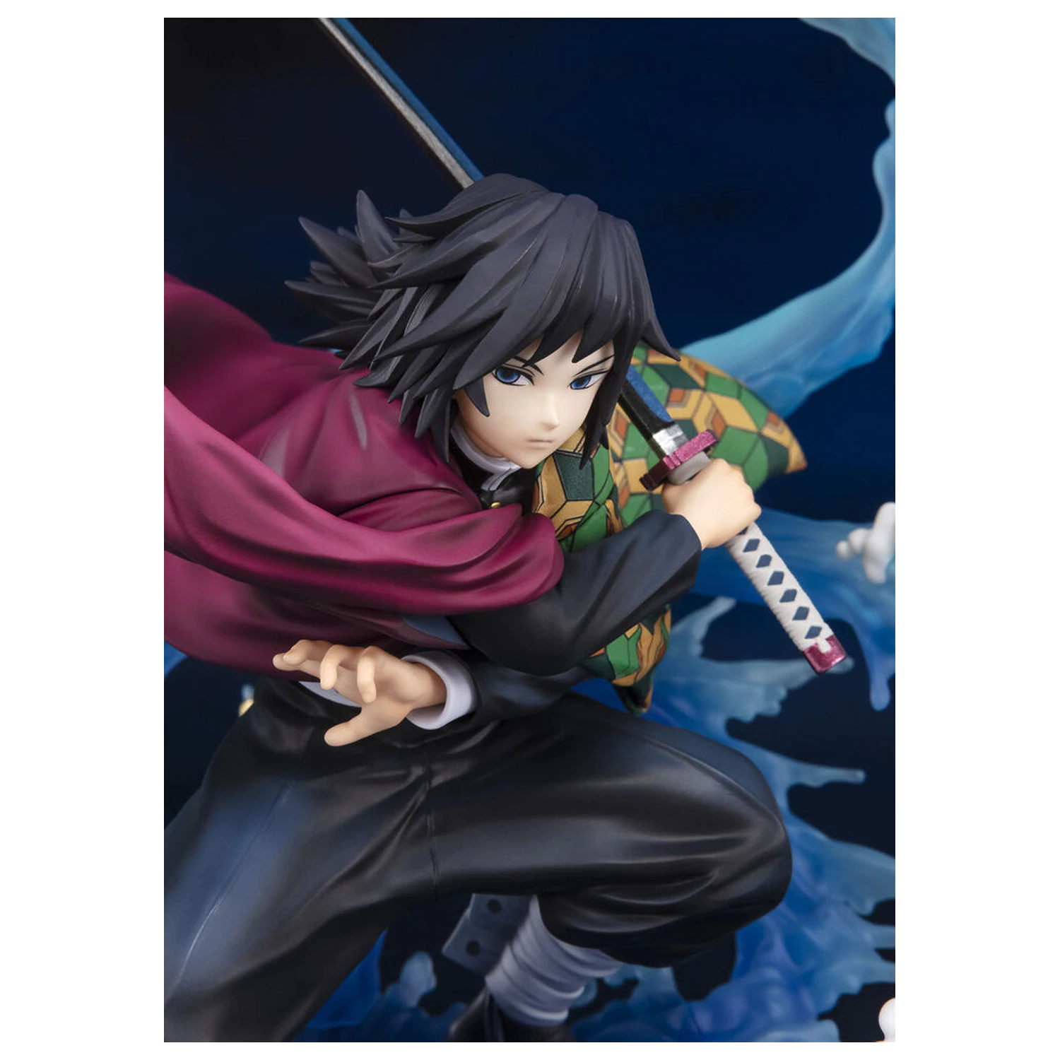 Demon Slayer Kimetsu No Yaiba Tomioka Giyu Water Breathing S.H. Figurarts figura 17cm poza produsului