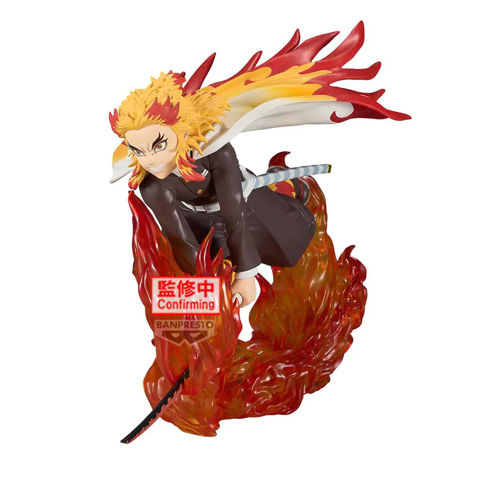 Demon Slayer Kimetsu no Yaiba Vibration Stars Kyojuro Rengoku figurină 14cm poza produsului