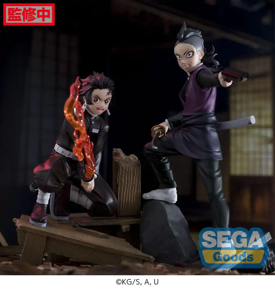 Demon Slayer: Kimetsu no Yaiba Xross Link Anime statuie PVC Genya Shinazugawa -Swordsmith Village Arc- 15 cm poza produsului