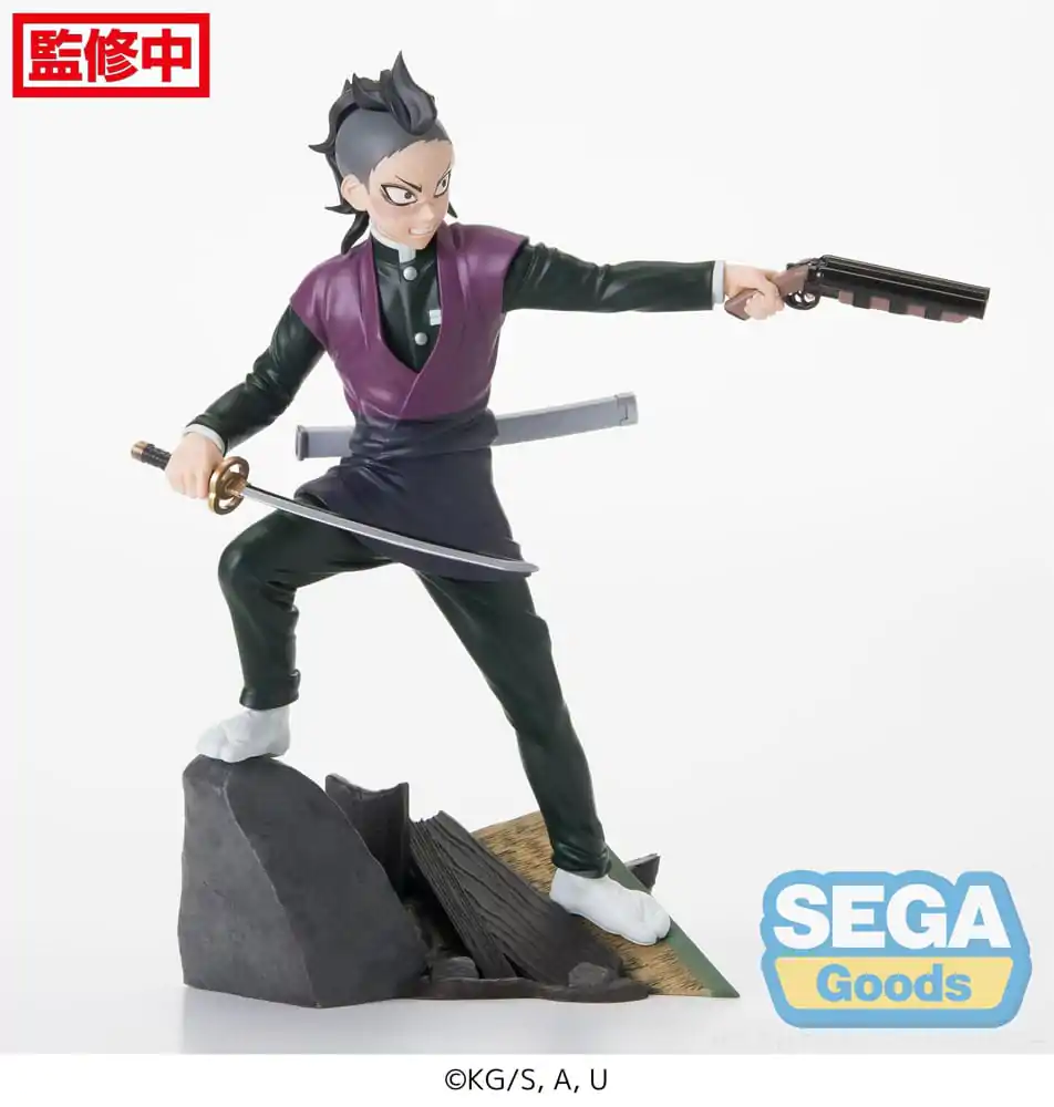 Demon Slayer: Kimetsu no Yaiba Xross Link Anime statuie PVC Genya Shinazugawa -Swordsmith Village Arc- 15 cm poza produsului