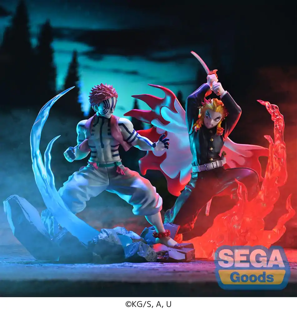 Demon Slayer: Kimetsu no Yaiba Xross Link Anime statueta din PVC Kyojuro Rengoku 15 cm poza produsului