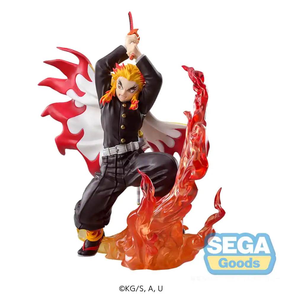 Demon Slayer: Kimetsu no Yaiba Xross Link Anime statueta din PVC Kyojuro Rengoku 15 cm poza produsului