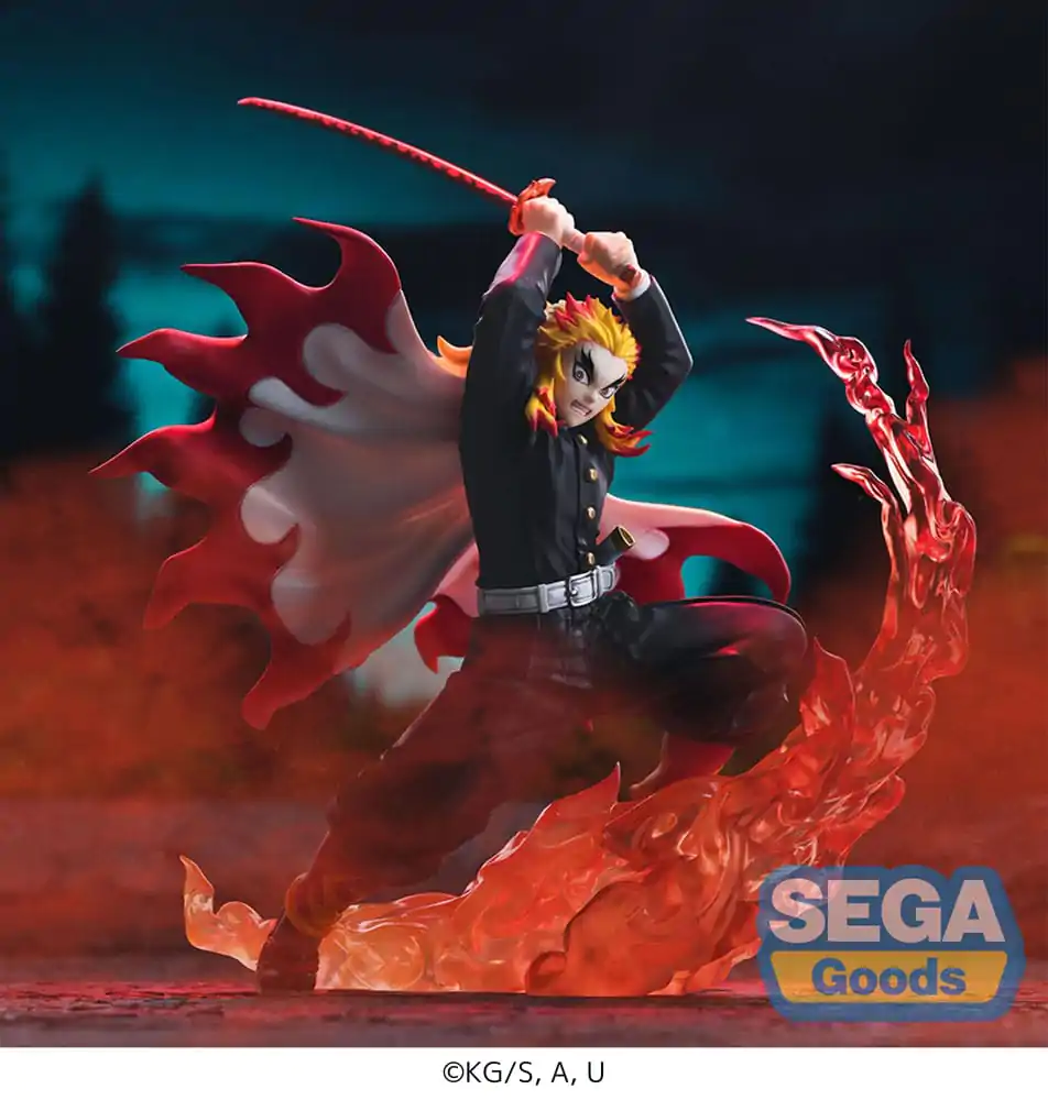 Demon Slayer: Kimetsu no Yaiba Xross Link Anime statueta din PVC Kyojuro Rengoku 15 cm poza produsului
