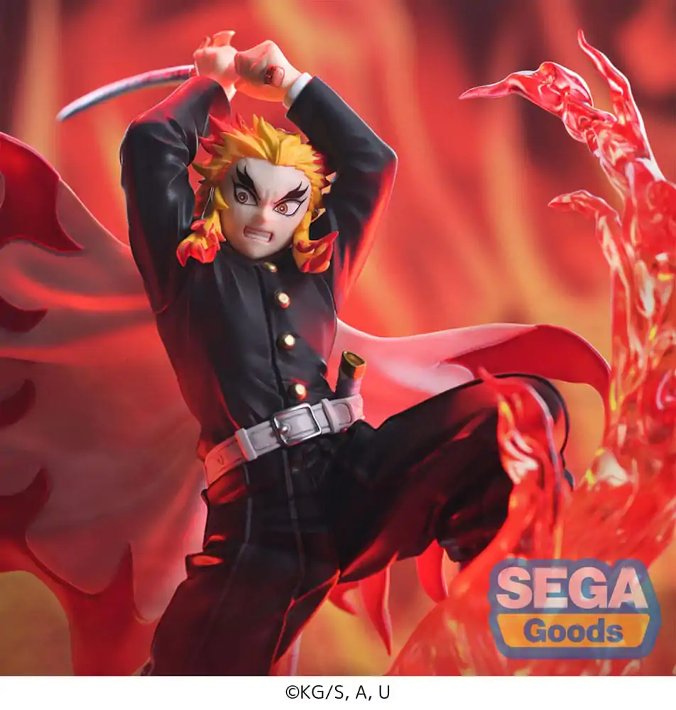 Demon Slayer: Kimetsu no Yaiba Xross Link Anime statueta din PVC Kyojuro Rengoku 15 cm poza produsului