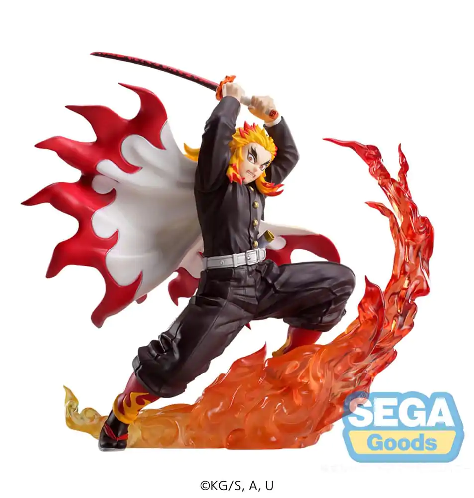Demon Slayer: Kimetsu no Yaiba Xross Link Anime statueta din PVC Kyojuro Rengoku 15 cm poza produsului
