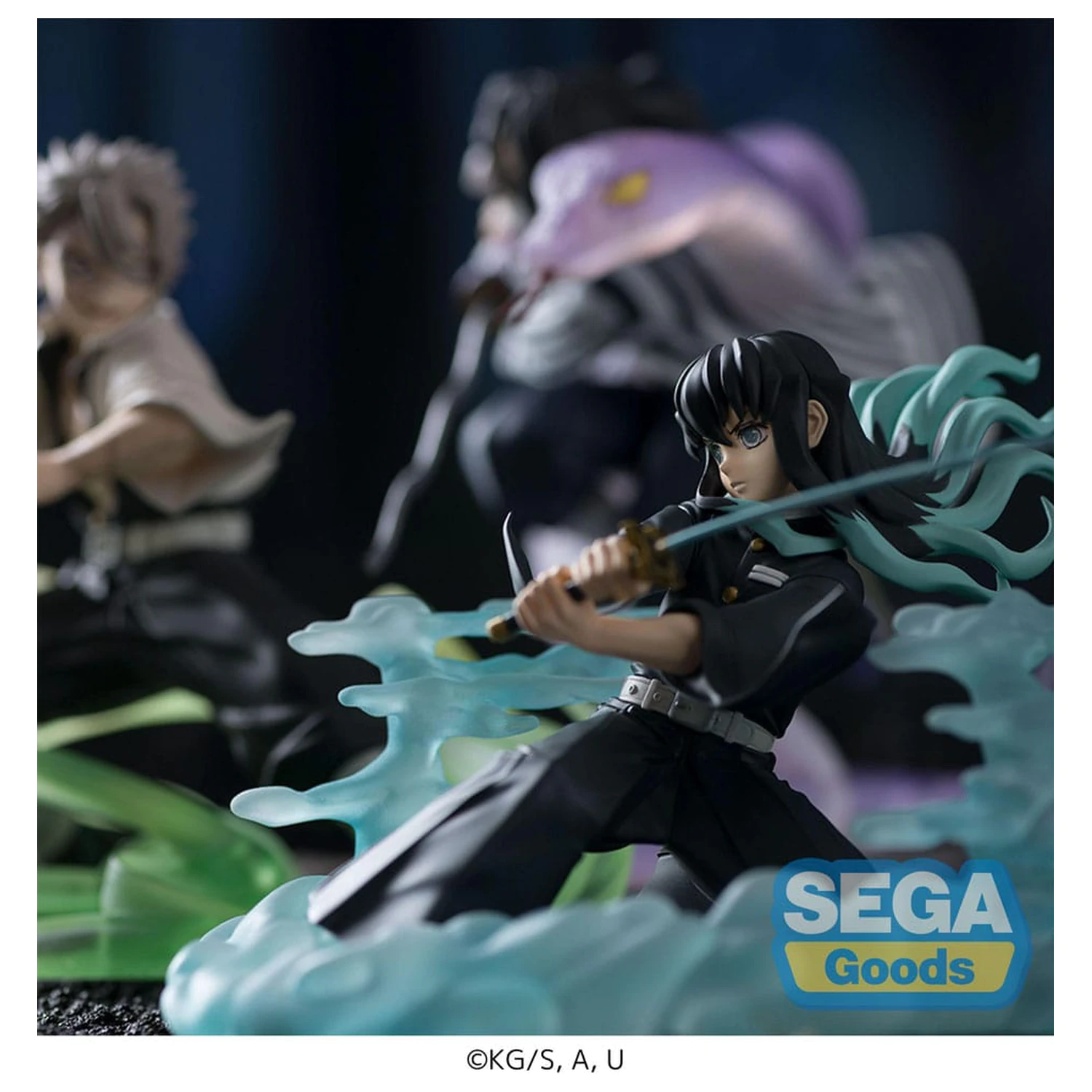 Demon Slayer: Kimetsu no Yaiba Xross Link Anime statuie PVC Muichiro Tokito Hashira Training Arc 11 cm poza produsului