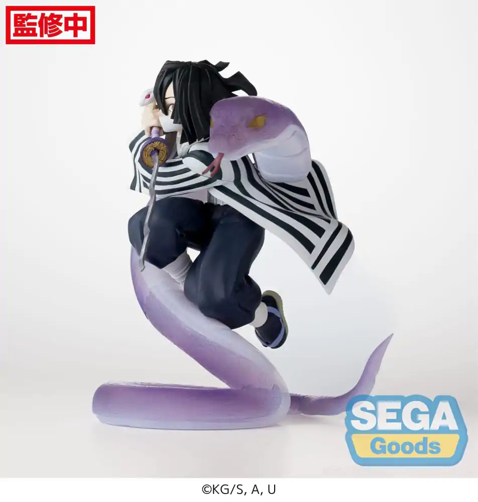 Statuie PVC anime Demon Slayer: Kimetsu no Yaiba Xross Link Obanai Iguro Hashira Training Arc 14 cm poza produsului