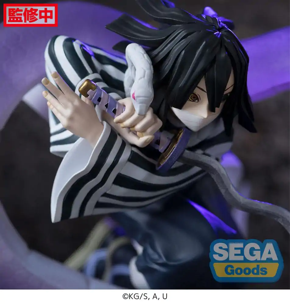 Statuie PVC anime Demon Slayer: Kimetsu no Yaiba Xross Link Obanai Iguro Hashira Training Arc 14 cm poza produsului