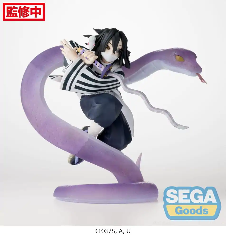 Statuie PVC anime Demon Slayer: Kimetsu no Yaiba Xross Link Obanai Iguro Hashira Training Arc 14 cm poza produsului