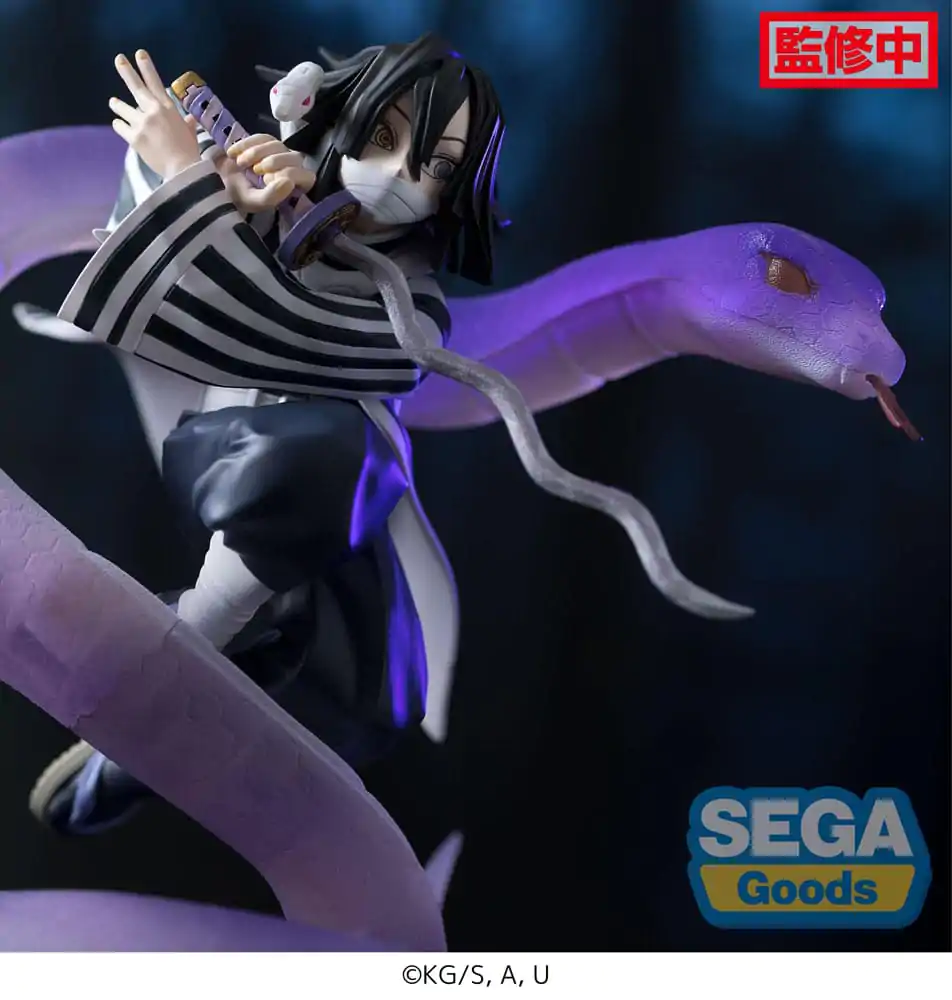 Statuie PVC anime Demon Slayer: Kimetsu no Yaiba Xross Link Obanai Iguro Hashira Training Arc 14 cm poza produsului