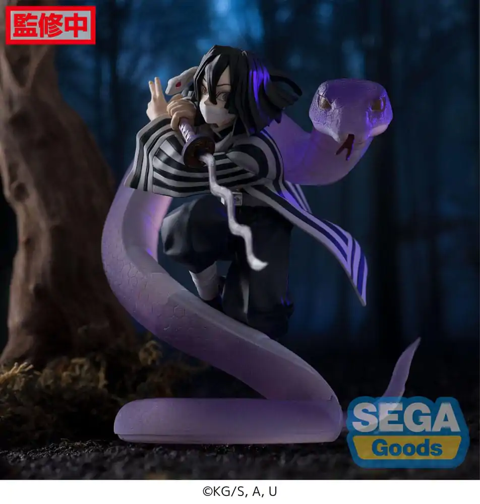 Statuie PVC anime Demon Slayer: Kimetsu no Yaiba Xross Link Obanai Iguro Hashira Training Arc 14 cm poza produsului