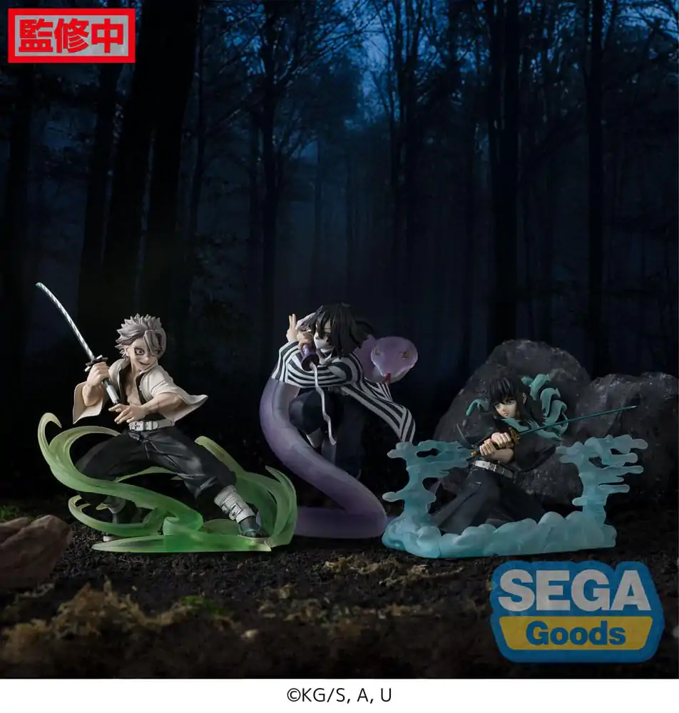 Demon Slayer: Kimetsu no Yaiba Xross Link Anime Statuie PVC Sanemi Shinazugawa Hashira Training Arc 12 cm poza produsului