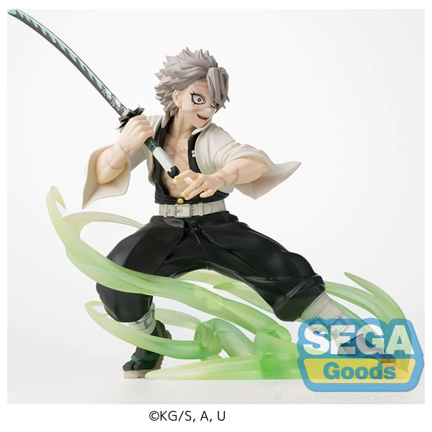 Demon Slayer: Kimetsu no Yaiba Xross Link Anime statueta PVC Sanemi Shinazugawa Hashira Training Arc 12 cm poza produsului