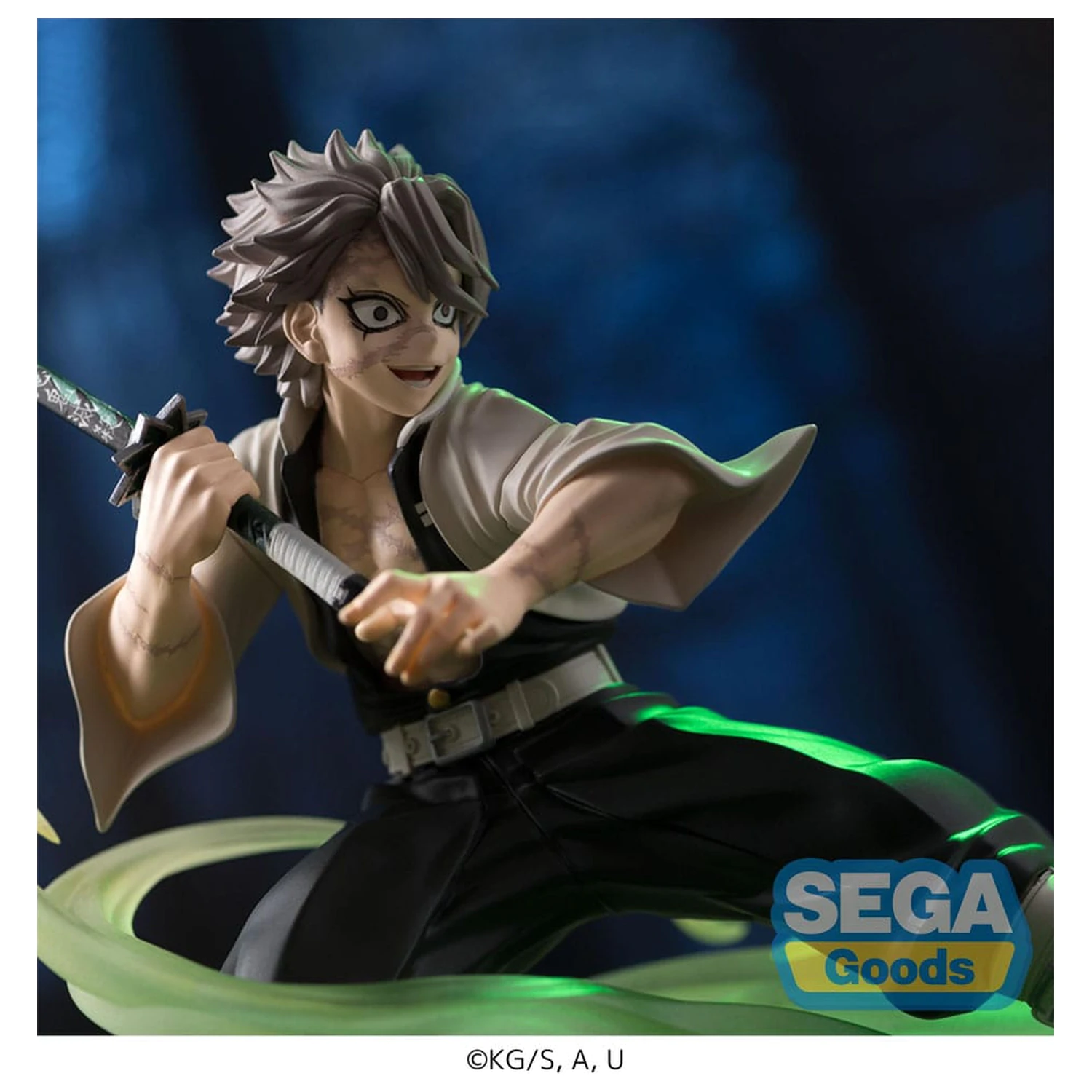 Demon Slayer: Kimetsu no Yaiba Xross Link Anime statueta PVC Sanemi Shinazugawa Hashira Training Arc 12 cm poza produsului