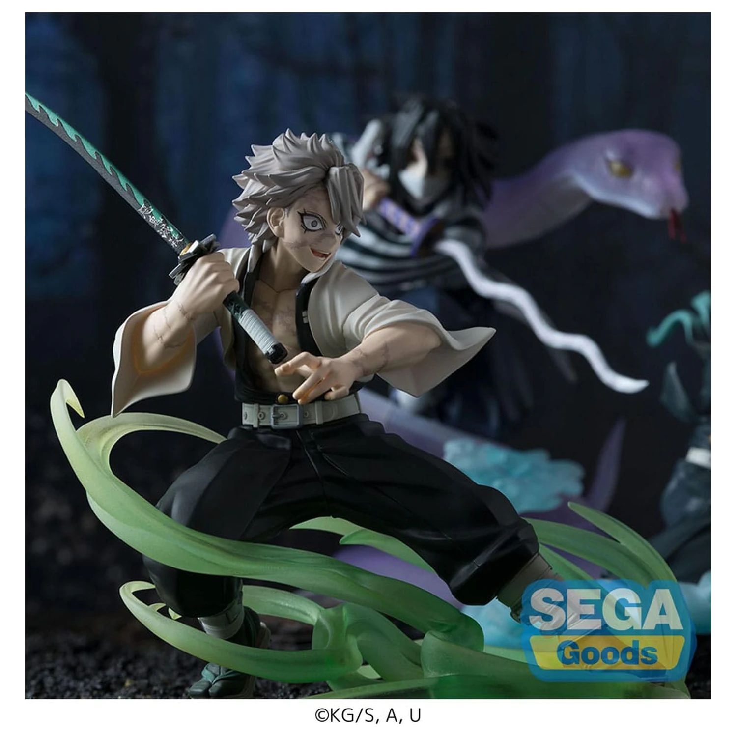 Demon Slayer: Kimetsu no Yaiba Xross Link Anime statueta PVC Sanemi Shinazugawa Hashira Training Arc 12 cm poza produsului