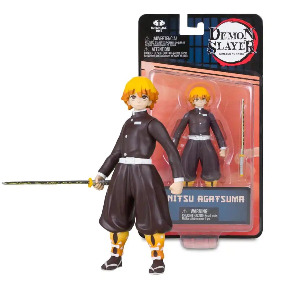 Demon Slayer: Kimetsu no Yaiba figurină de acțiune Zenitsu Agatsuma 13 cm poza produsului