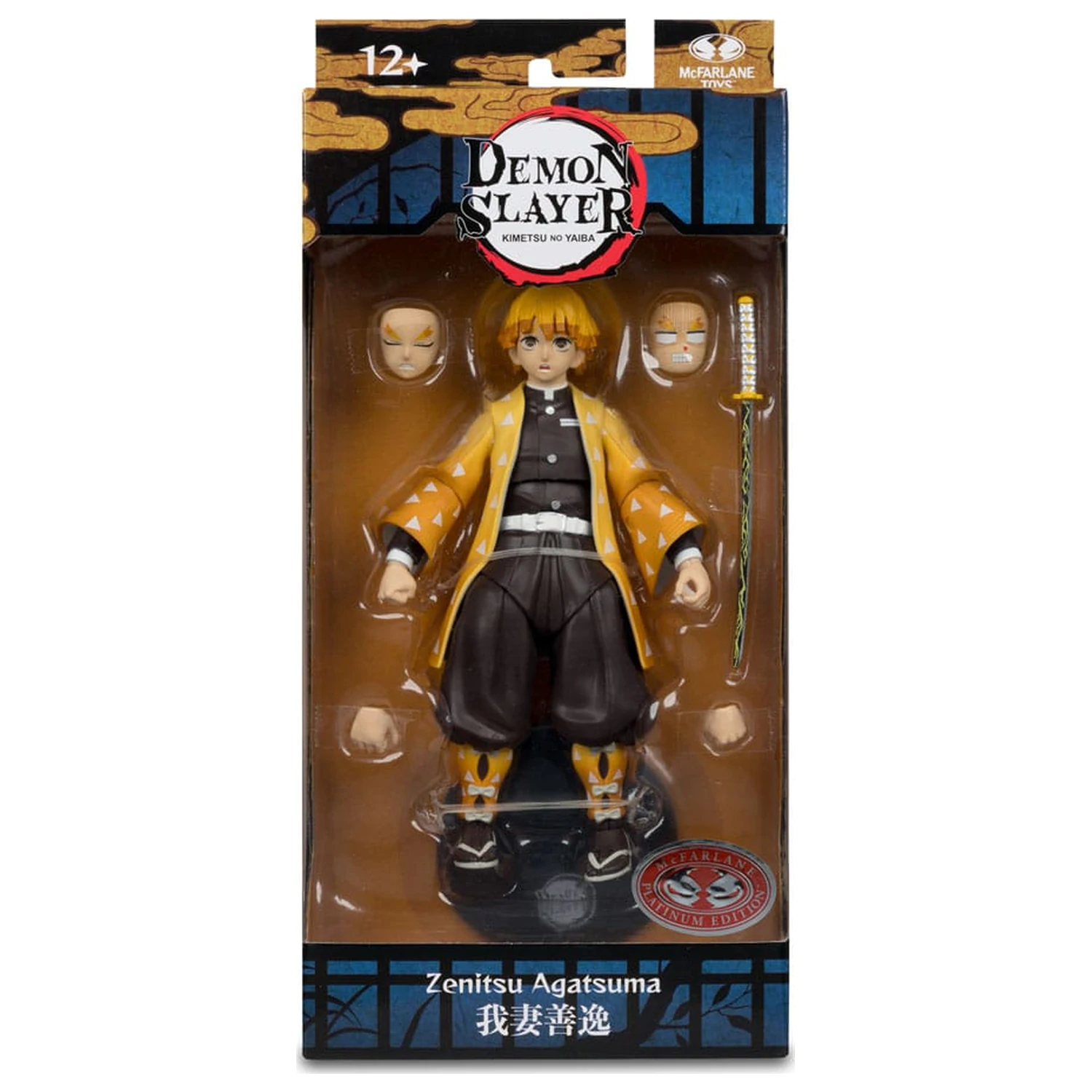 Demon Slayer: Kimetsu no Yaiba figurina de actiune Zenitsu Agatsuma Plantinum Edition 15 cm poza produsului