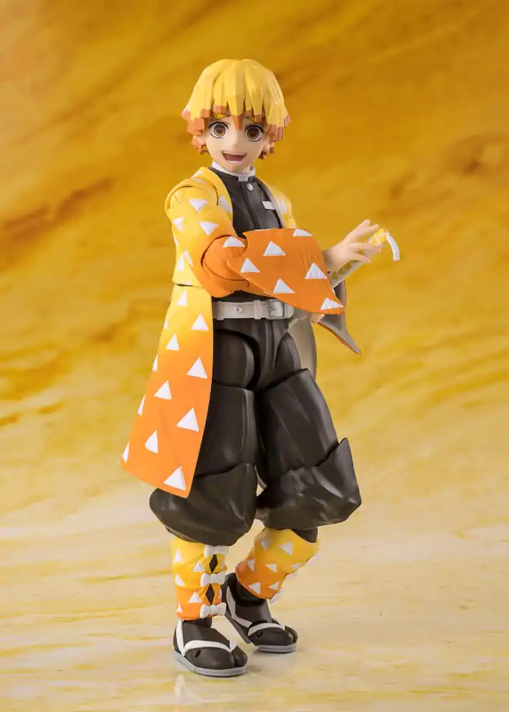 Demon Slayer Kimetsu no Yaiba Zenitsu Agatsuma S.H. Figuarts figurină 14cm poza produsului