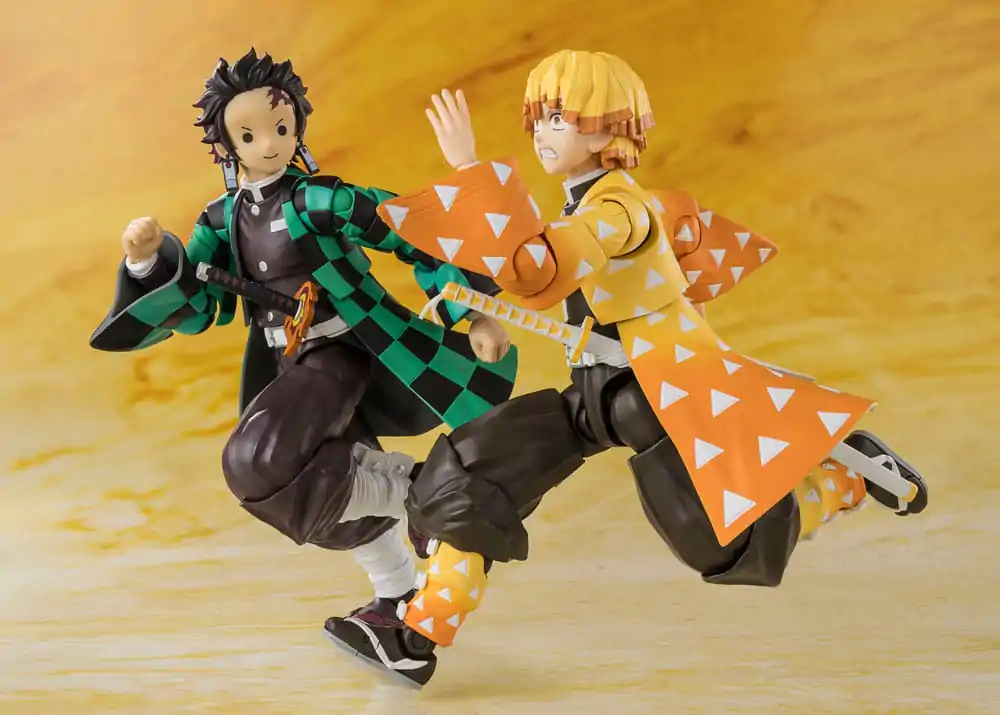 Demon Slayer Kimetsu no Yaiba Zenitsu Agatsuma S.H. Figuarts figurină 14cm poza produsului