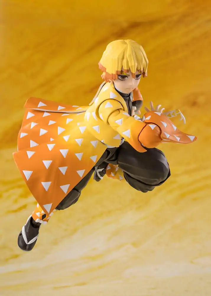 Demon Slayer Kimetsu no Yaiba Zenitsu Agatsuma S.H. Figuarts figurină 14cm poza produsului