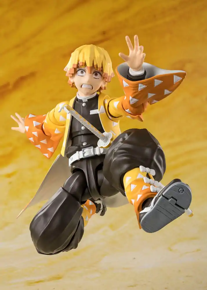 Demon Slayer Kimetsu no Yaiba Zenitsu Agatsuma S.H. Figuarts figurină 14cm poza produsului