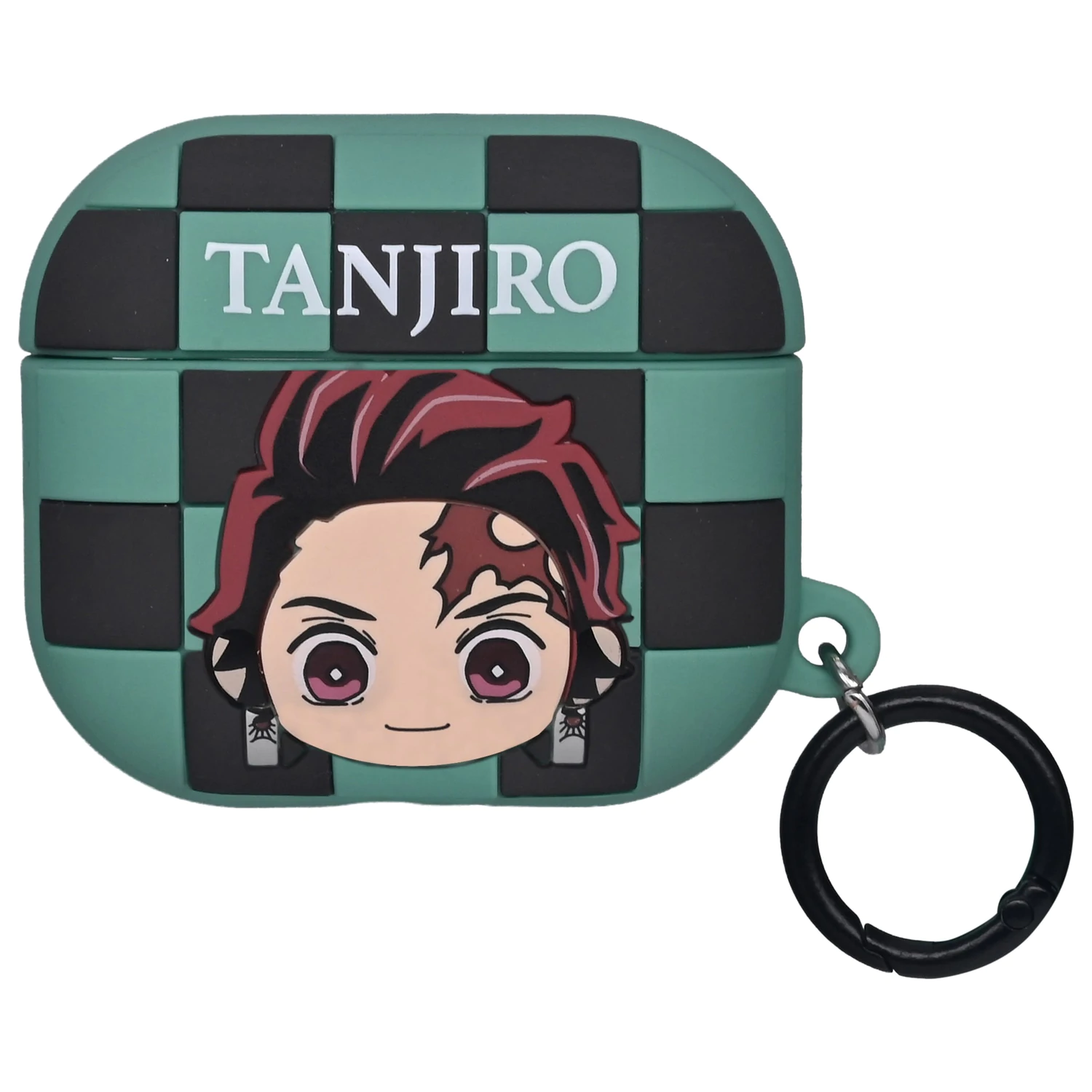 DEMON SLAYER Tanjiro Husa 3D din Spuma pentru AirPods cu Clip Tip Geanta poza produsului
