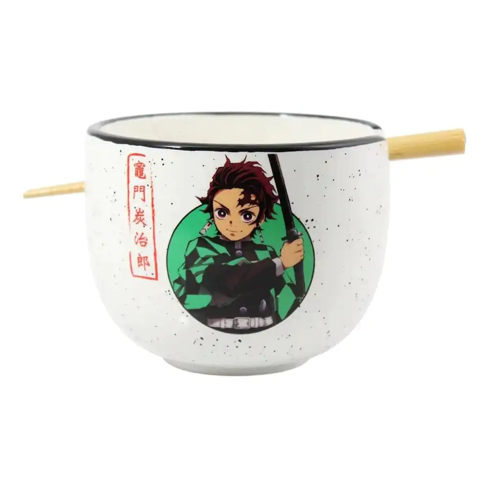 Bol Ramen Demon Slayer cu Bețișoare Tanjiro 414 ml poza produsului