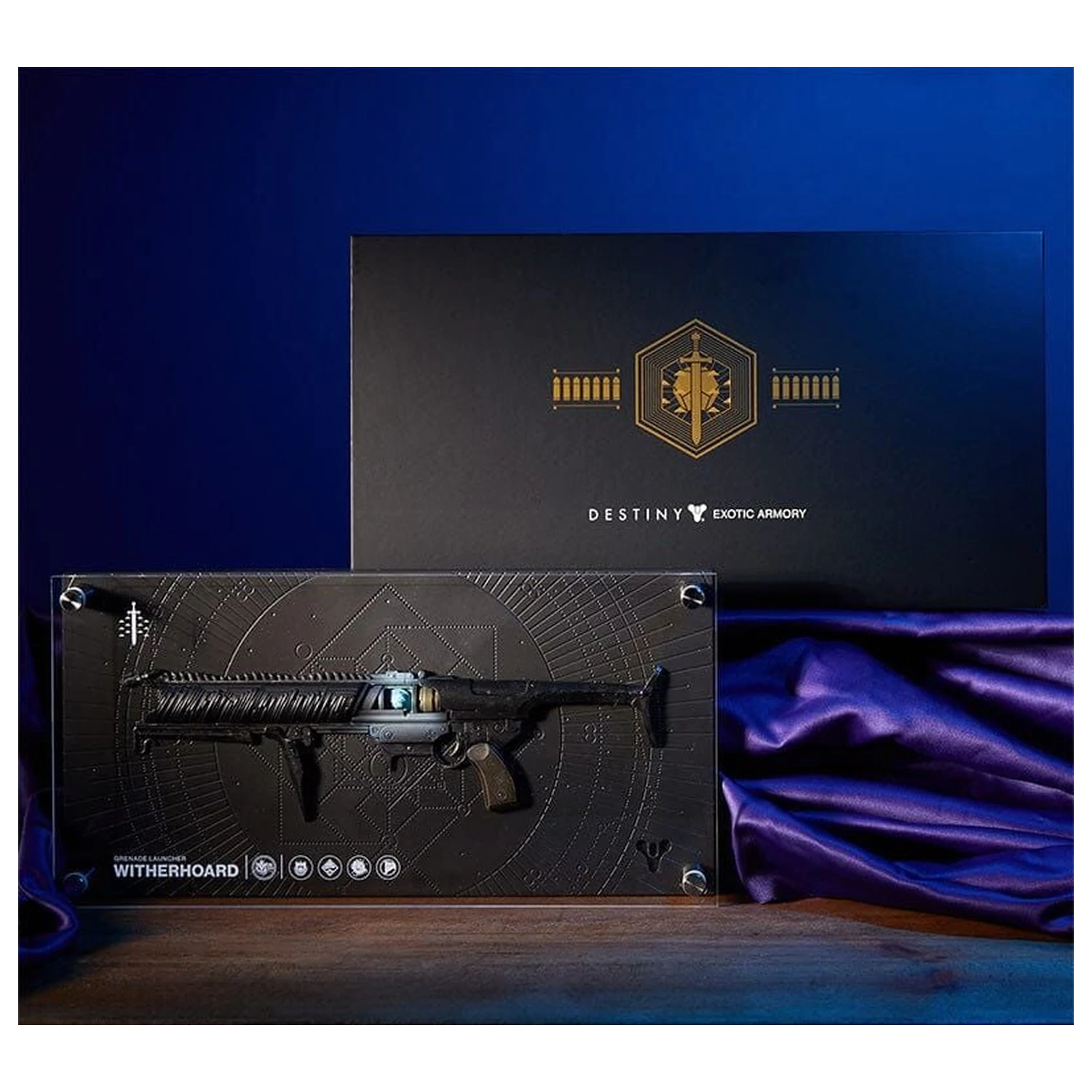 Destiny 2 Witherhoard Exotic Weapon Plaque Replica poza produsului