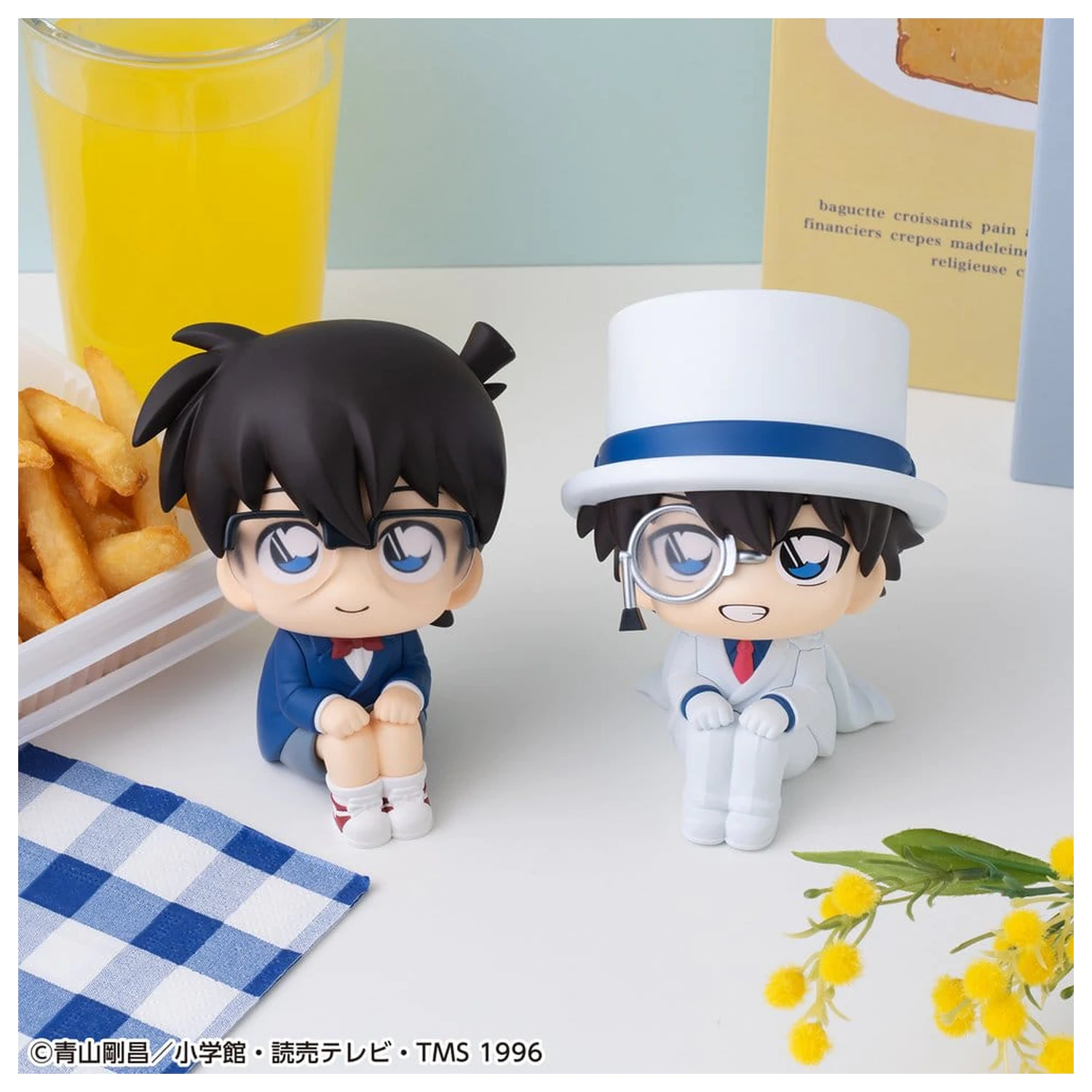 Detective Conan Look Up figurine PVC, pachet de 2 bucăți, Conan Edogawa & Kid the Phantom Thief 11 cm (cu cadou) poza produsului