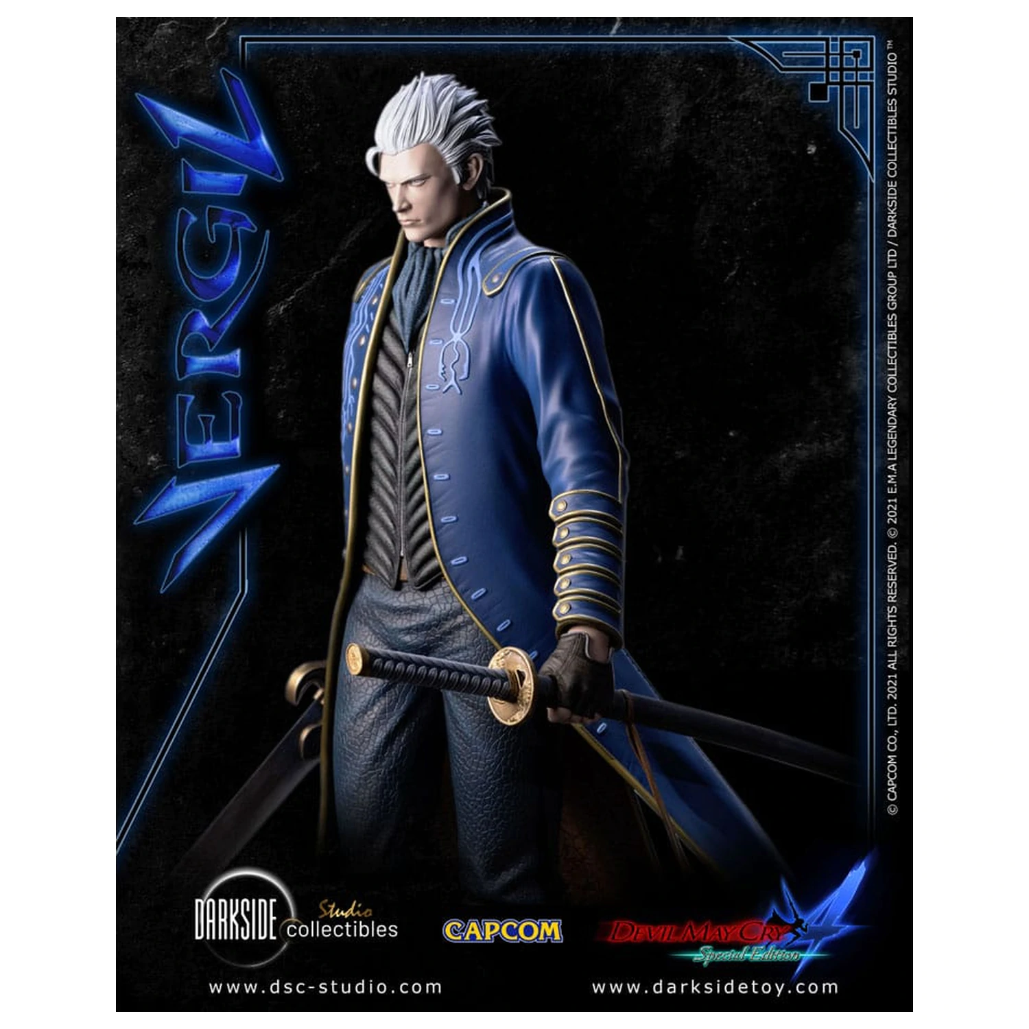 Devil May Cry 4 Statuie Premium 1/4 Vergil 51 cm poza produsului