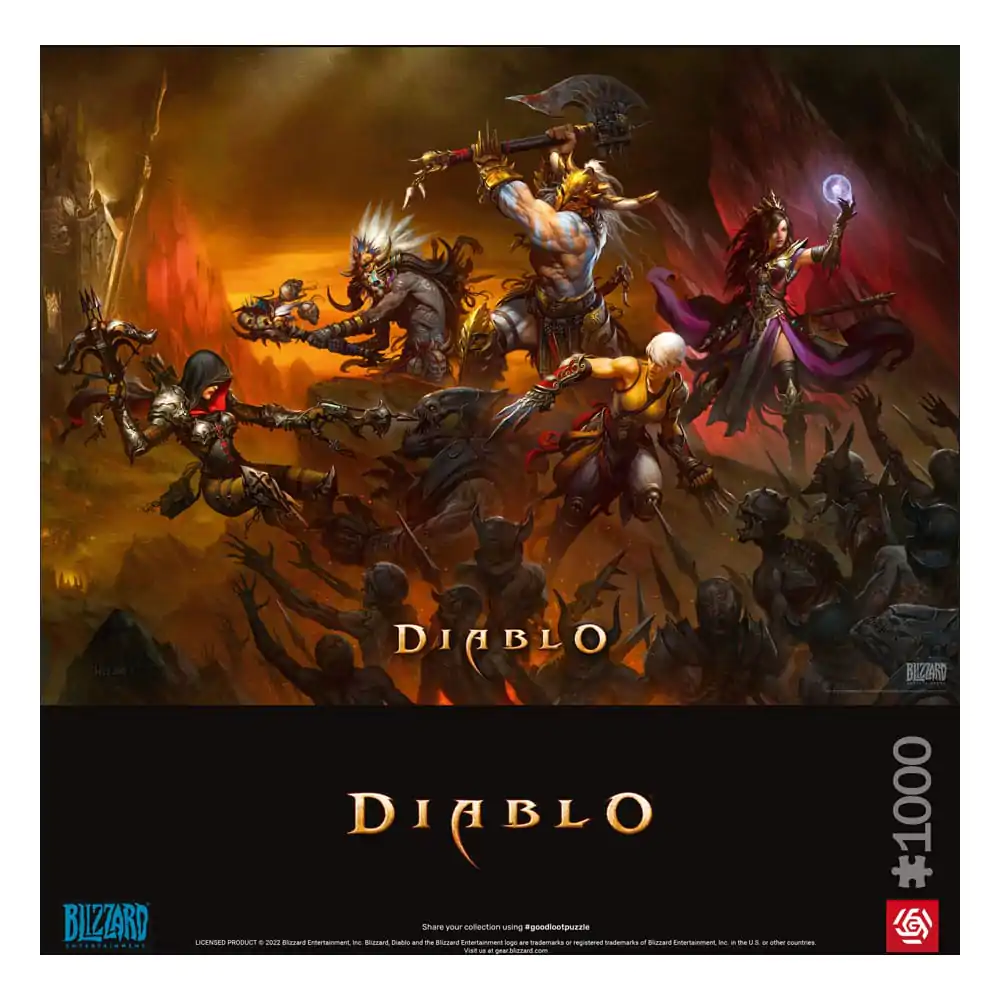 Diablo Gaming Puzzle Eroii Bătălie (1000 piese) poza produsului