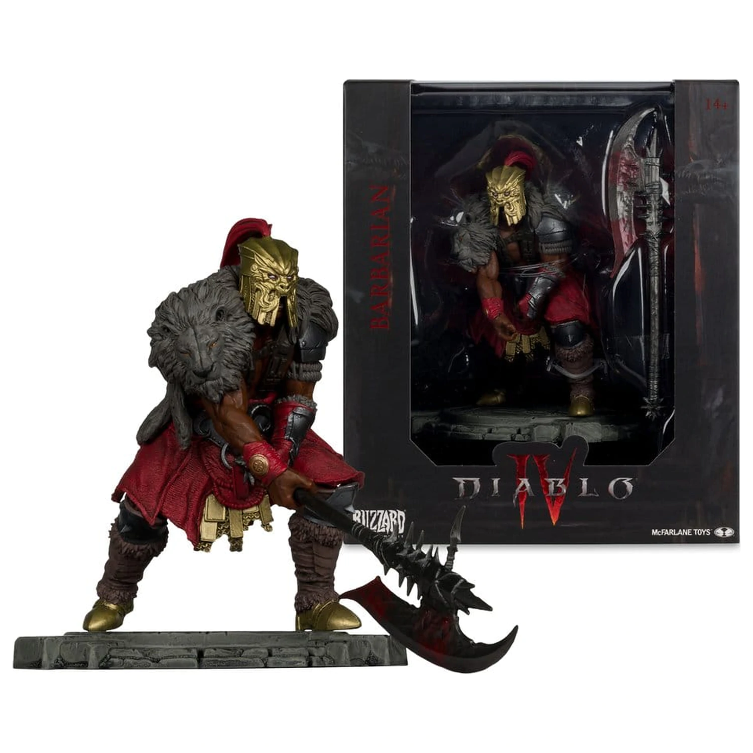 Diablo IV 1/12 Scară Ediție Limitată Posed Figure Barbarian 12 cm poza produsului