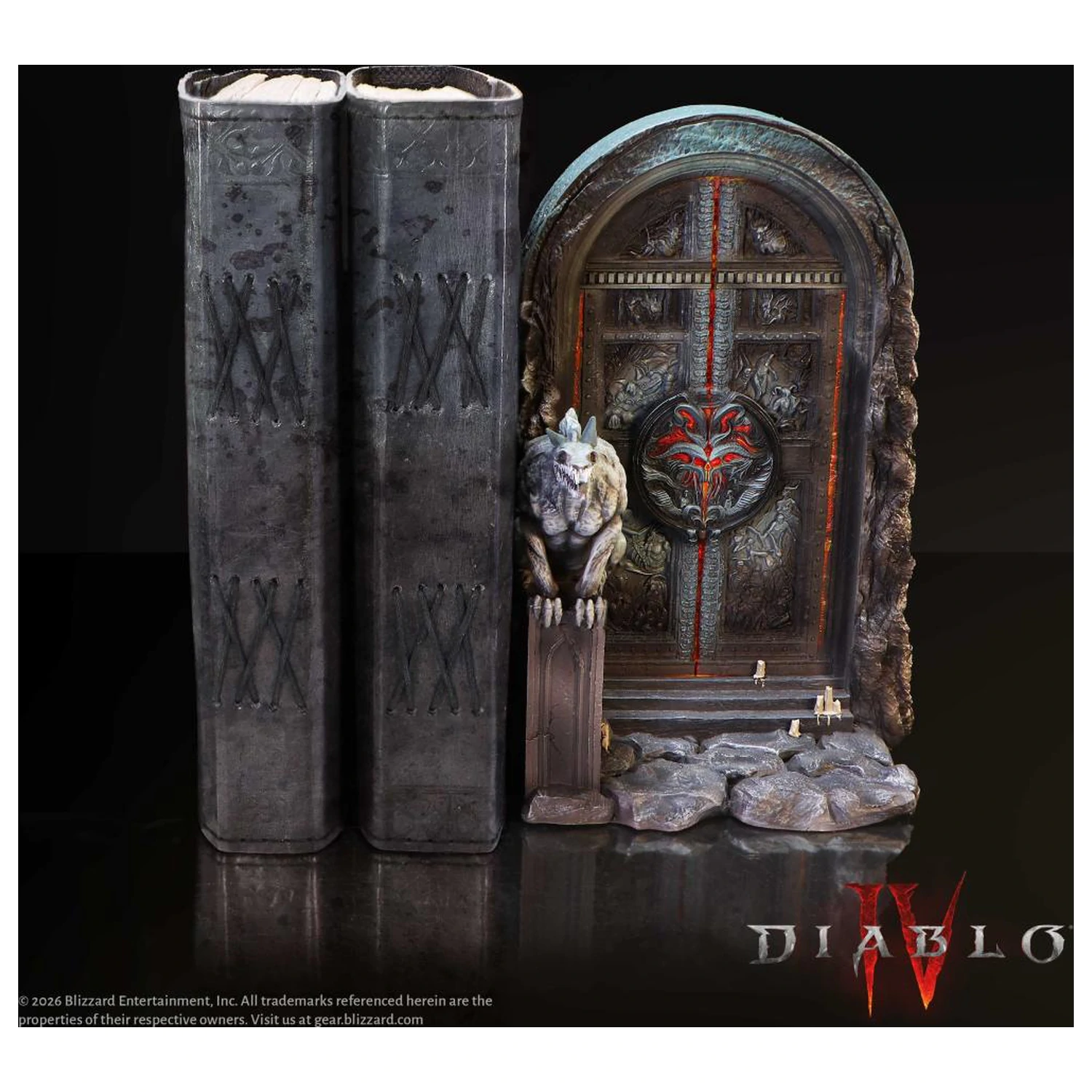 DIABLO IV Hell's Gate Bookend 18.3cm suport pentru carti 18.3 cm poza produsului
