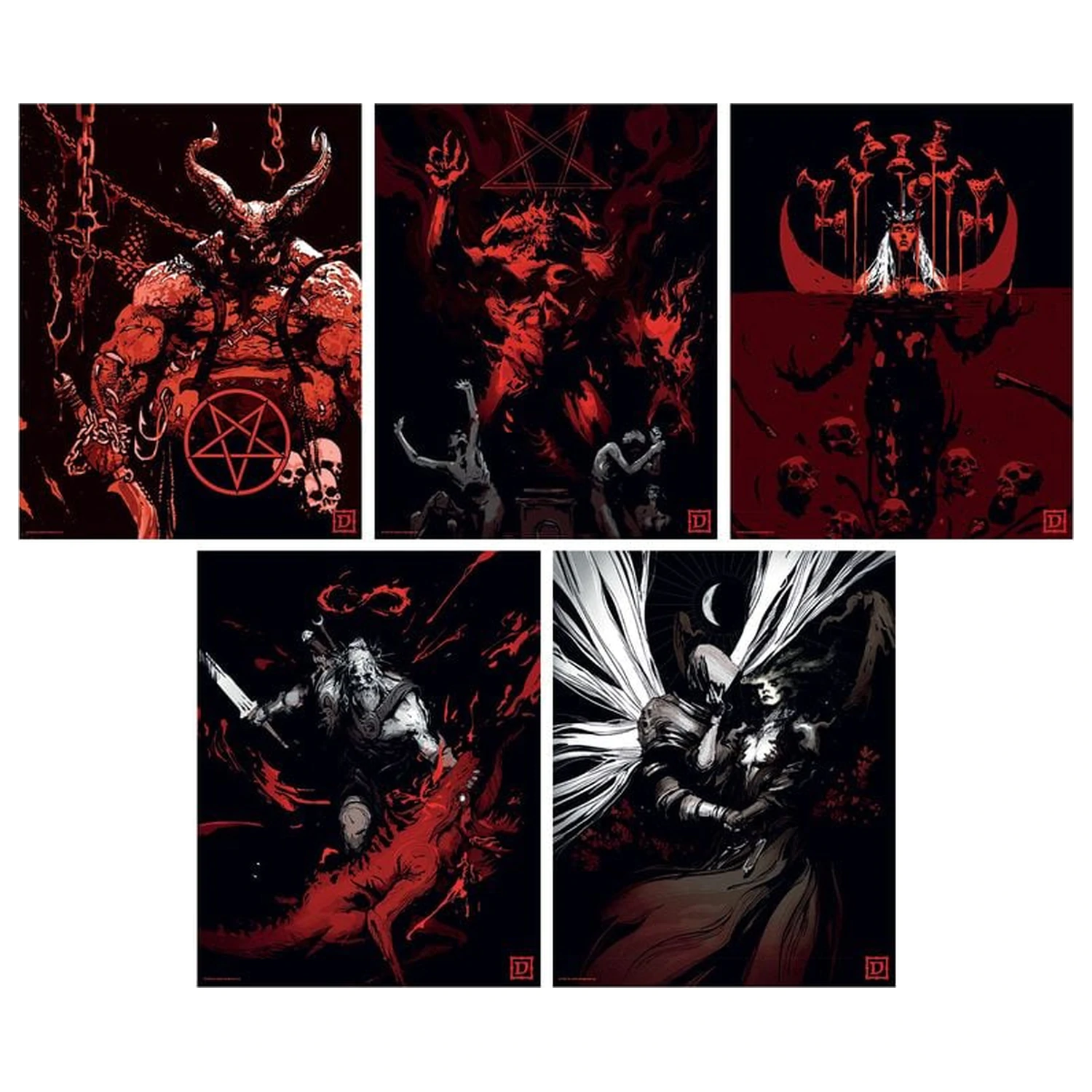 Diablo Set de litografii Editie Limitata poza produsului