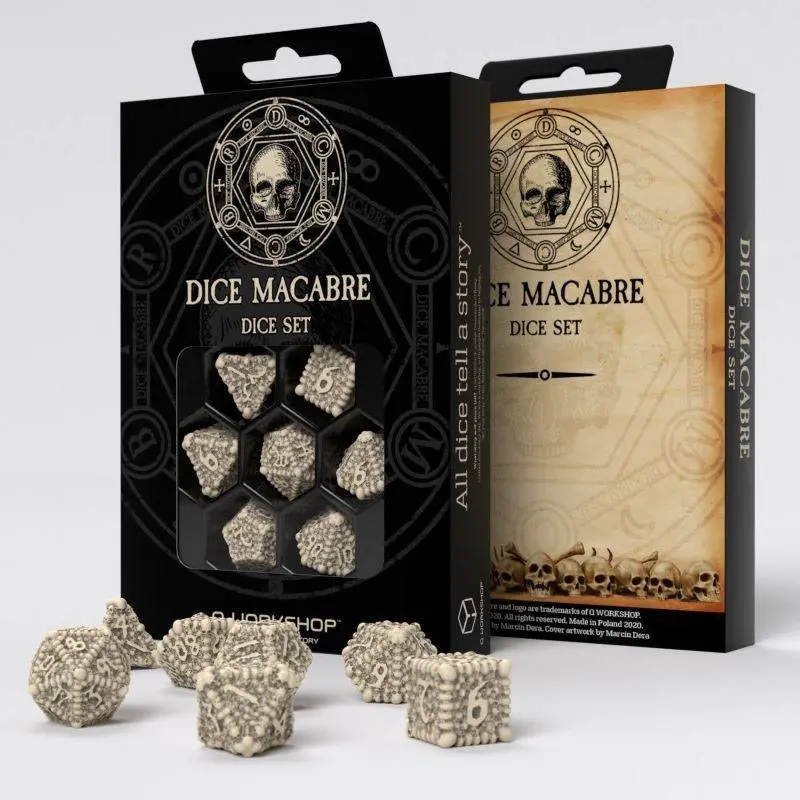 Set de zaruri Dice Macabre Power of the Underworld (7) piese poza produsului