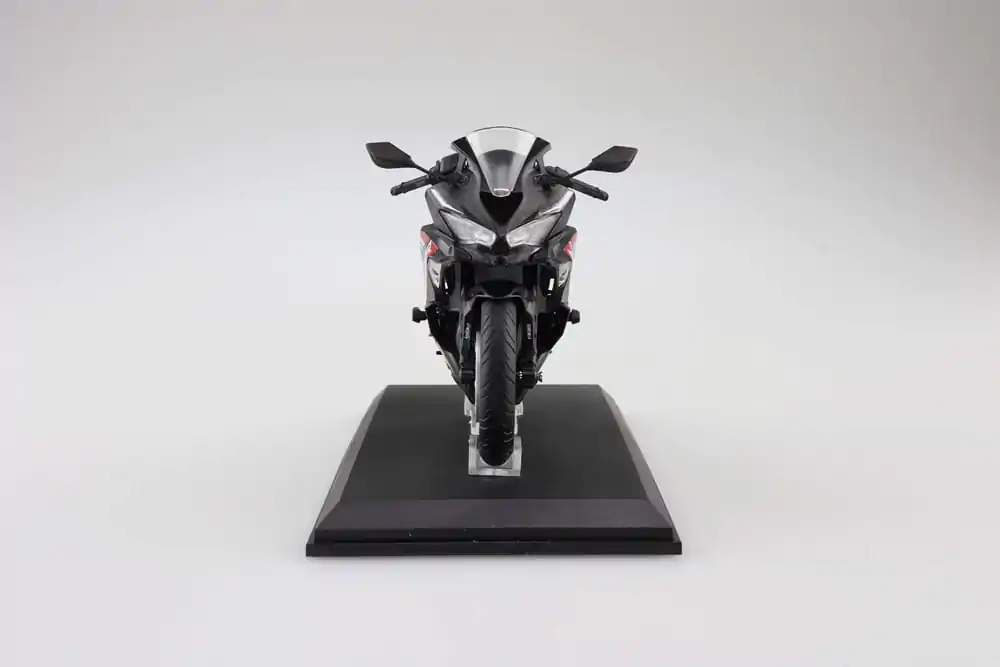 Statuetă Serie Motociclete Diecast 1/12 Kawasaki Ninja ZX-25R Metallic Spark Black×Peal Flat Stardust White 16 cm poza produsului